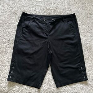 Alyx Black Flat Front Shorts Versatile Style